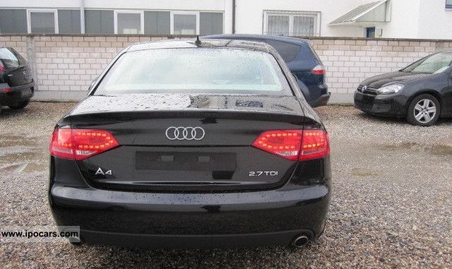 Audi A4 2 7 2009 Technical Specifications Interior And