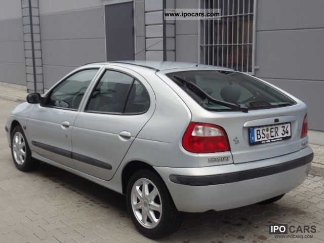 Renault Megane 1.6 2001 Technical specifications